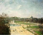 Camille Pissarro Tuileries Gardens oil